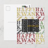 Carte Postale Joyeux Kwanzaa (Devant / Derrière)