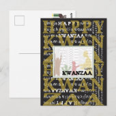 Carte Postale Joyeux Kwanzaa (Devant / Derrière)