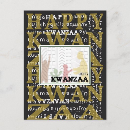 Carte Postale Joyeux Kwanzaa (Devant)