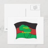 Carte Postale Joyeux Kwanzaa (Devant / Derrière)
