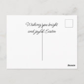 Carte Postale Joyeux Lapin de Pâques (Dos)