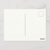 Carte Postale Joyeux lapins de Noël (Dos)