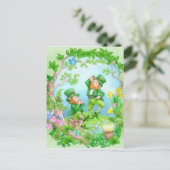 Carte Postale Joyeux Leprechauns (Debout devant)