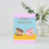 Carte Postale Joyeux Macarons (Debout devant)