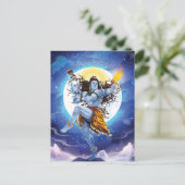 Carte Postale Joyeux Maha Shivratri, Lord Shiva (Debout devant)