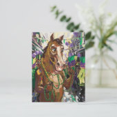 Carte Postale Joyeux Mardi Gras Horse (Debout devant)