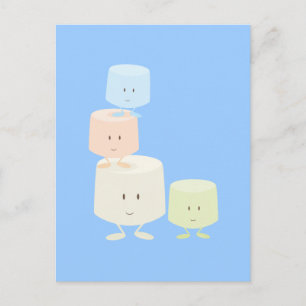 Carte Postale Joyeux marshmallows