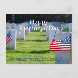 Carte postale Joyeux Memorial Day Immobilier
