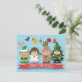 Carte Postale Joyeux Noël (Debout devant)