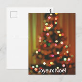 Carte Postale Joyeux Noël (Devant / Derrière)