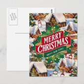Carte Postale Joyeux Noël (Devant / Derrière)