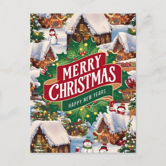 Carte Postale Joyeux Noël (Devant)