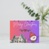 Carte Postale Joyeux Noël (Debout devant)