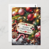 Carte Postale Joyeux Noël (Devant / Derrière)