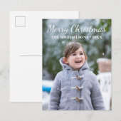 Carte postale Joyeux Noël (Devant / Derrière)
