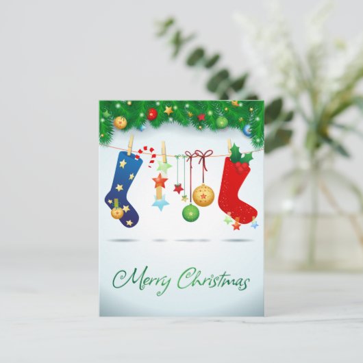 Carte Postale Joyeux Noël (Debout devant)