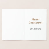 Carte postale Joyeux Noël (Intérieur)