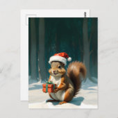 Carte Postale joyeux noël (Devant / Derrière)