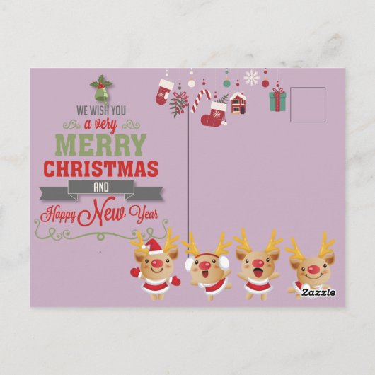 Carte Postale Joyeux Noël (Dos)