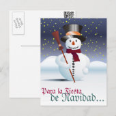 Carte Postale Joyeux Noël (Devant / Derrière)