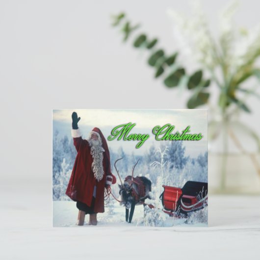 Carte postale Joyeux Noël (Debout devant)