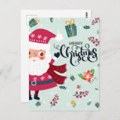 Carte Postale Joyeux Noël (Devant / Derrière)