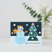 Carte postale Joyeux Noël (Debout devant)