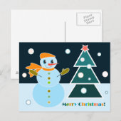 Carte postale Joyeux Noël (Devant / Derrière)