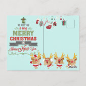 Carte postale Joyeux Noël (Dos)