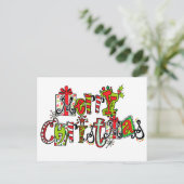 Carte postale Joyeux Noël (Debout devant)