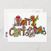 Carte postale Joyeux Noël (Devant / Derrière)