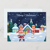 Carte postale Joyeux Noël (Devant / Derrière)