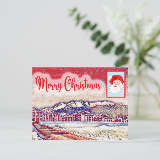 Carte postale Joyeux Noël (Debout devant)