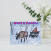 Carte postale Joyeux Noël (Debout devant)