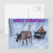 Carte postale Joyeux Noël (Devant / Derrière)