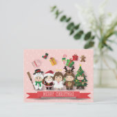 Carte Postale Joyeux Noël (Debout devant)