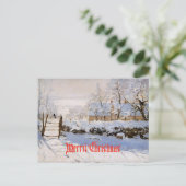 Carte Postale Joyeux Noël, (Debout devant)