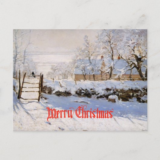 Carte Postale Joyeux Noël, (Devant)