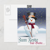Carte Postale Joyeux Noël (Devant / Derrière)