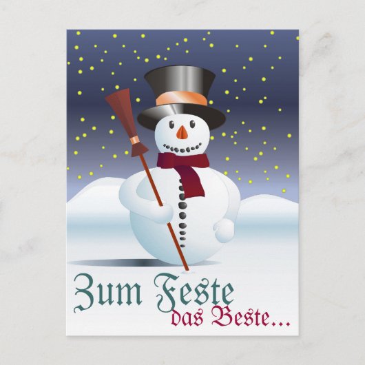Carte Postale Joyeux Noël (Devant)