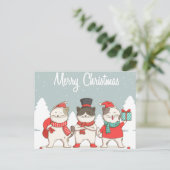 Carte postale Joyeux Noël (Debout devant)