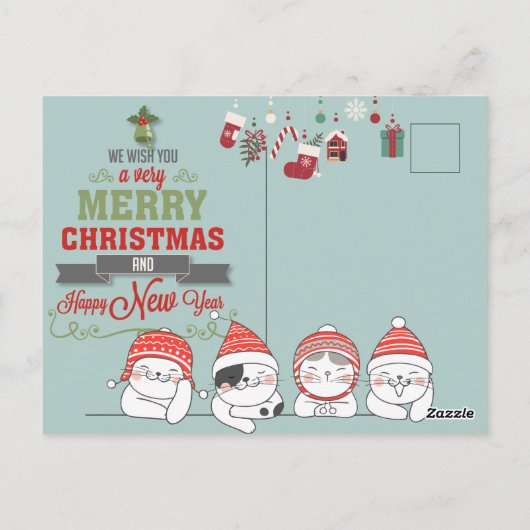 Carte postale Joyeux Noël (Dos)