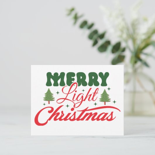 Carte postale Joyeux Noël (Debout devant)