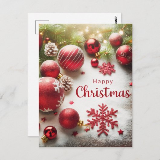 Carte Postale Joyeux Noël (Devant / Derrière)