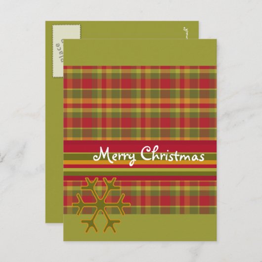 Carte postale Joyeux Noël (Devant / Derrière)