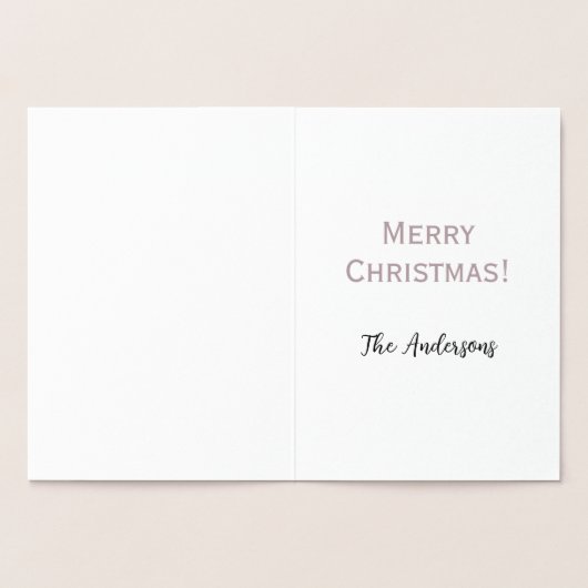 Carte postale Joyeux Noël (Intérieur)