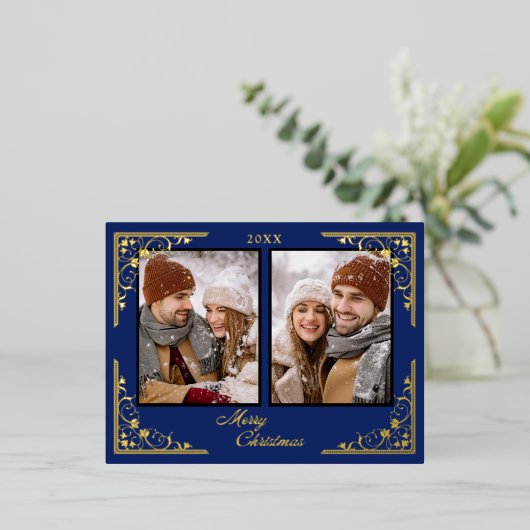 Carte postale Joyeux Noël (Debout devant)