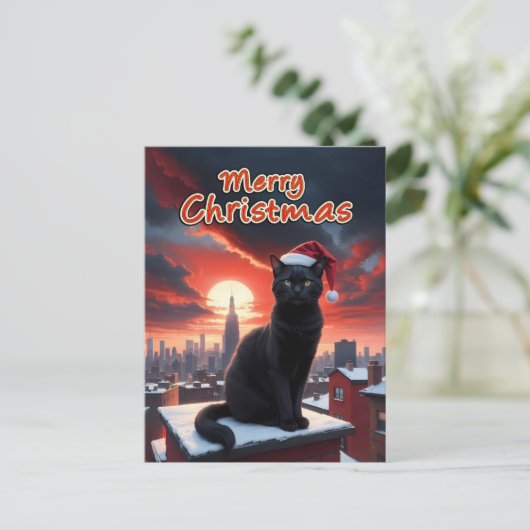 Carte Postale joyeux noel (Debout devant)