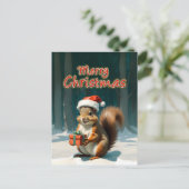 Carte Postale joyeux noël (Debout devant)