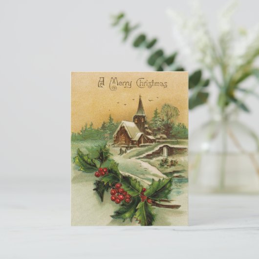 Carte postale Joyeux Noël (Debout devant)